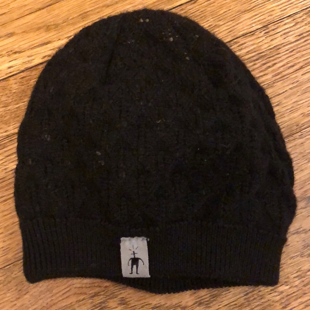 Smart wool knit beanie